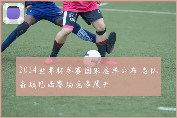 2014世界杯参赛国家名单公布 各队备战巴西赛场竞争展开